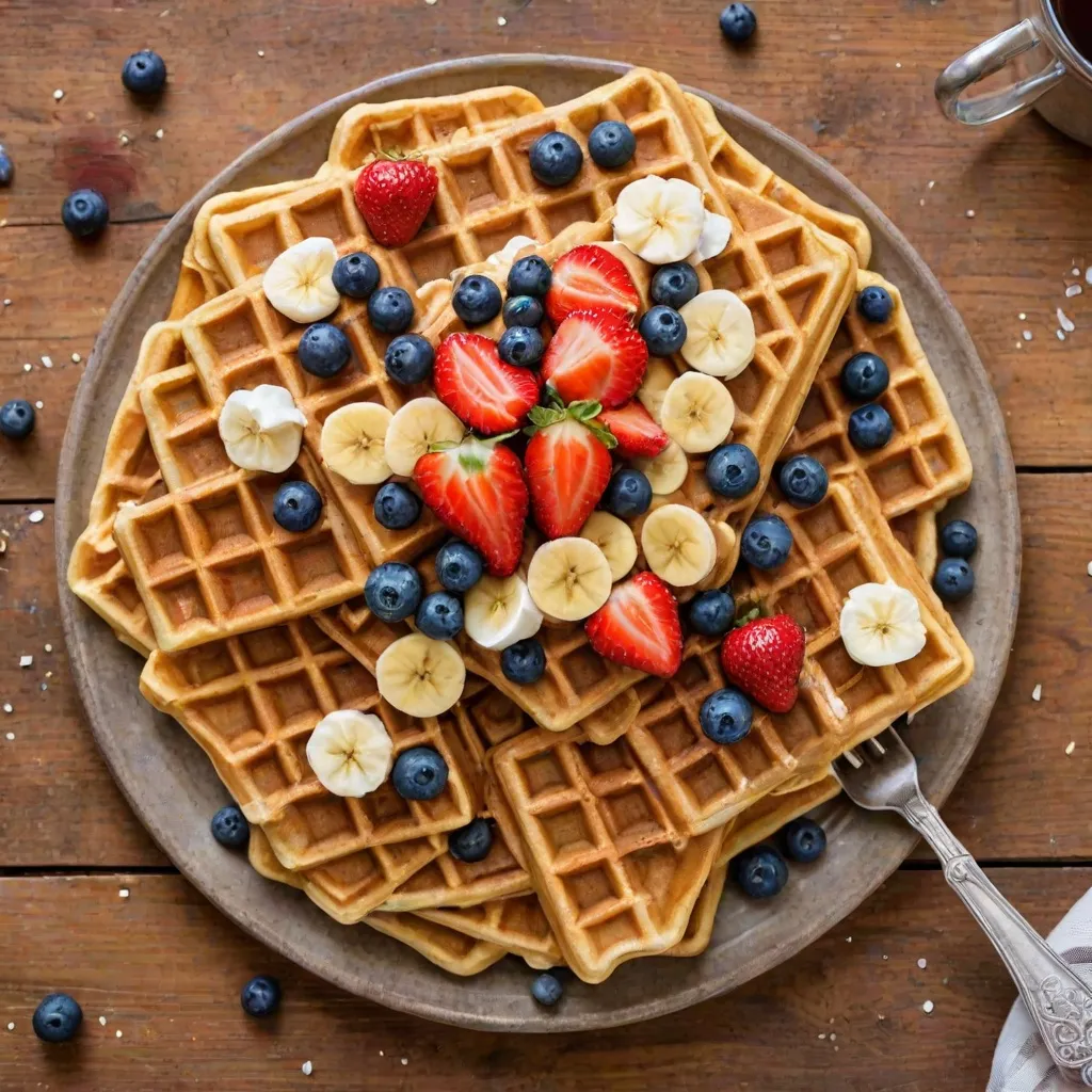 Przepis na wegańskie gofry