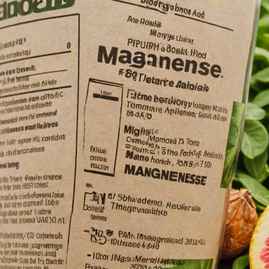 Mangan w suplementach – Na co pomaga?