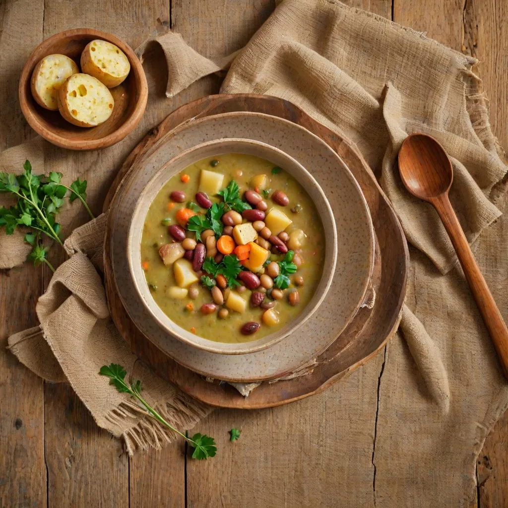 Zupa z bobu i ziemniakami - przepis