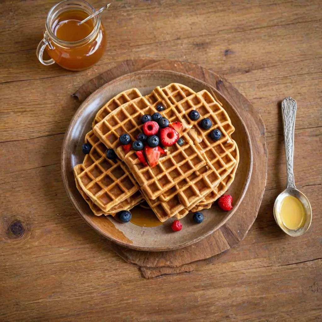 Przepis na gofry owsiane