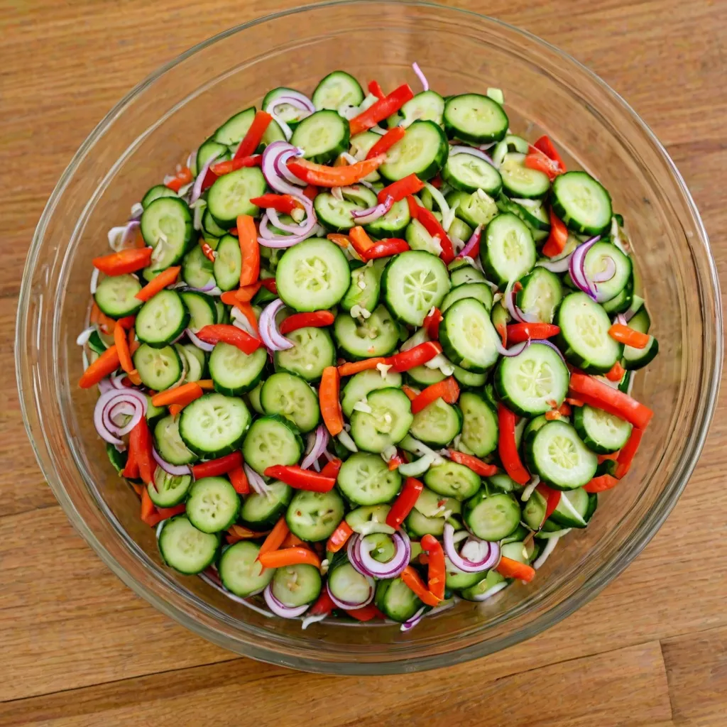 Azjatycka sałatka z ogórka - przepis